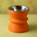 Gamelle surélevée design Zigzag pour chat et chien, insert inox amovible, fabriquée en France – RONRON